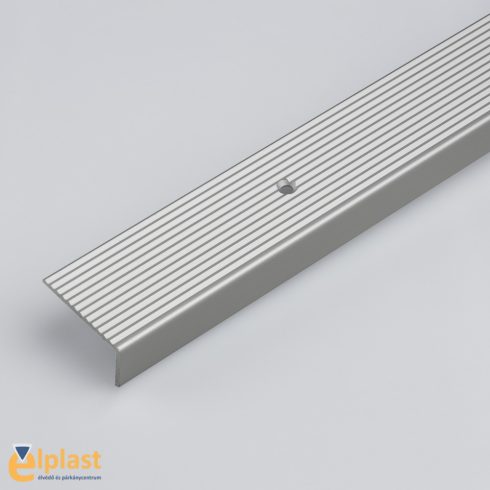Alumínium lépcső élvédő A33 ezüst - 900x20x40 mm