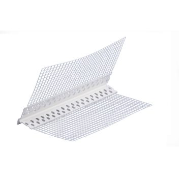   Hálós élvédő PVC hálóerősítéssel vízorros - látszó éllel - 2500x100x100 mm
