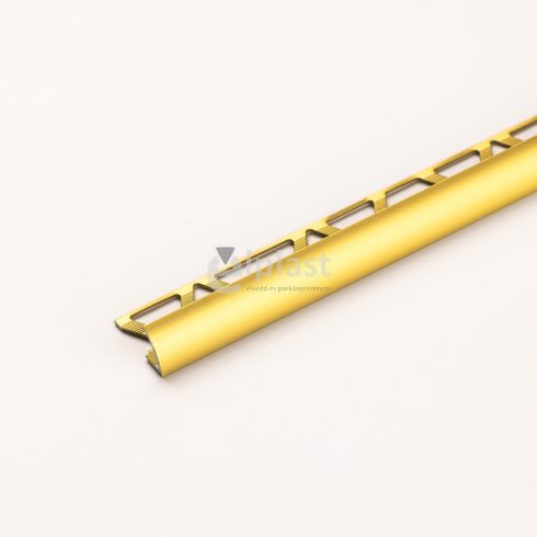 Alumínium íves élvédő - 10 mm eloxált arany A53/10