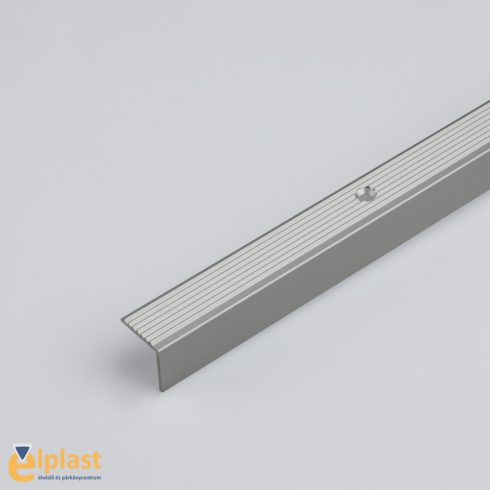 Alumínium lépcső élvédő A30 ezüst - 900x20x20 mm