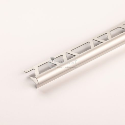 Alumínium lépcső élvédő A80 ezüst - 2500x10 mm