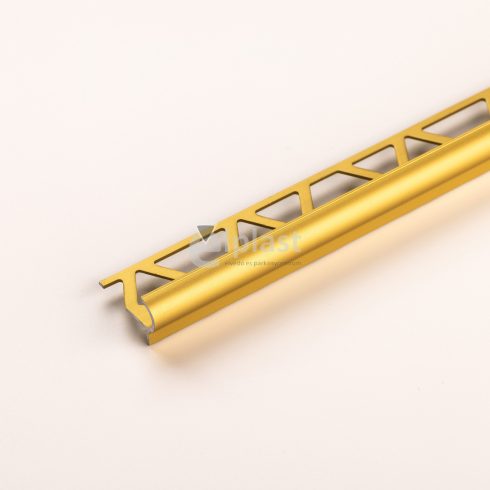 Alumínium lépcső élvédő A80 arany - 2500x10 mm