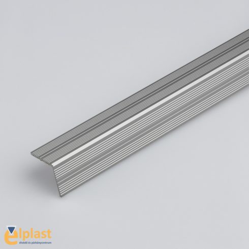 Alumínium lépcső élvédő A40 ezüst - 900x25x25 mm