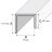 U profil B31 - 19,3x18x14,3 mm (2 m)