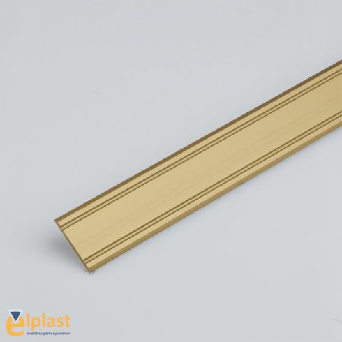 Burkolatváltó profil A02T öntapadós arany - 2700x30x2 mm