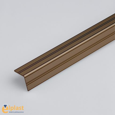 Alumínium lépcső élvédő A40 pezsgő - 2700x25x25 mm