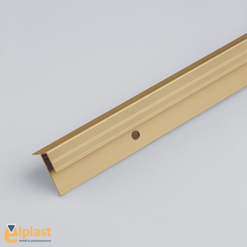 Alumínium lépcső élvédő A60 arany - 900x15x22x8 mm