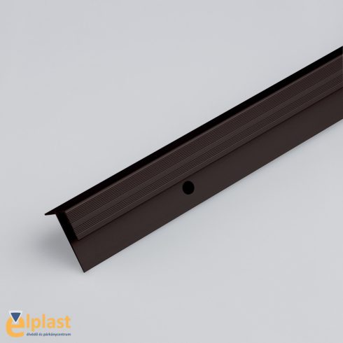 Alumínium lépcső élvédő A60 bronz - 2700x15x22x8 mm
