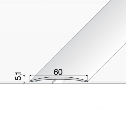 Burkolatváltó profil A70 öntapadós pezsgő - 1000x60x5 mm