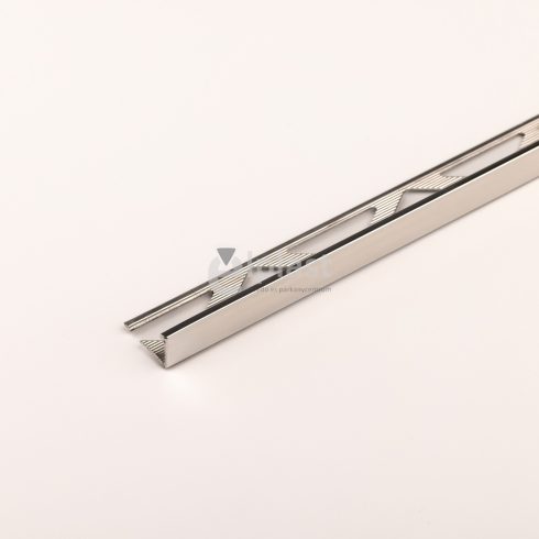 Alumínium L élvédő - 2500x8 mm polírozott PP