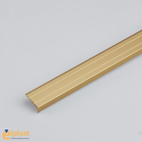 Alumínium lépcső élvédő A31 arany - 2700x25x10 mm