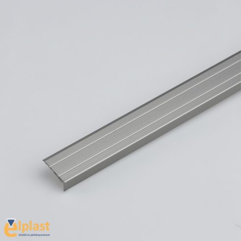 Alumínium lépcső élvédő A31 ezüst - 2700x25x10 mm