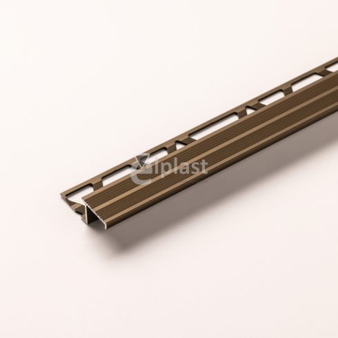 Alumínium lépcső élvédő A58 oliva- 2500x18 mm