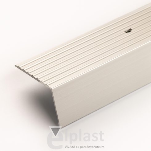 Alumínium lépcső élvédő A32 ezüst - 2700x65x42 mm