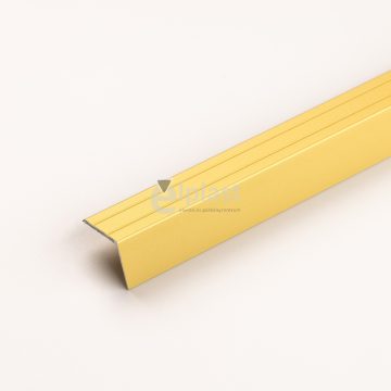 Alumínium lépcső élvédő A36 arany - 2700x25x10 mm