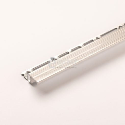 Alumínium lépcső élvédő A58 natúr- 2500x18 mm