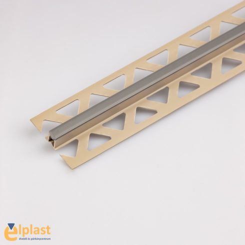 Dilatációs profil műanyag - 10 mm cementszürke fuga PP