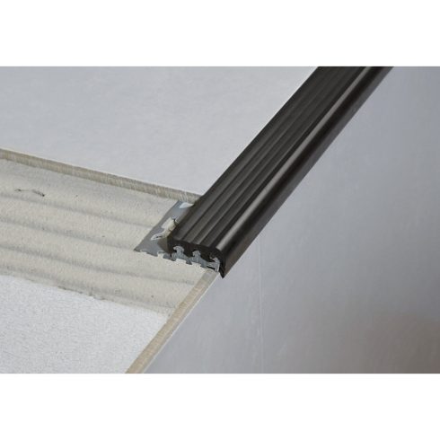 Lépcső élvédő Prostep fekete - 2700x10 mm V