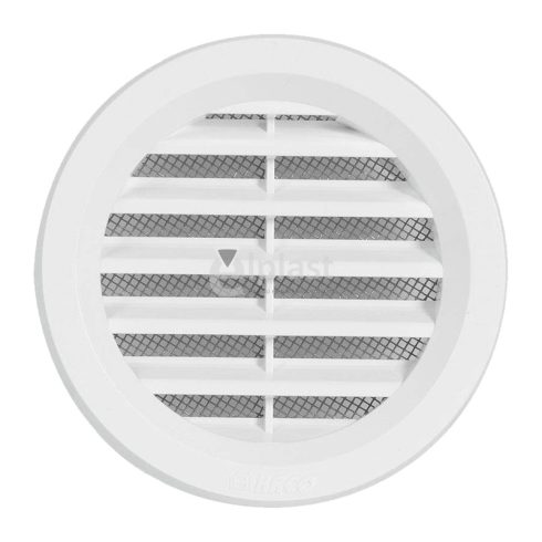 Kerek rovarhálós szellőzőrács / műanyag fehér VM75 - 75 mm