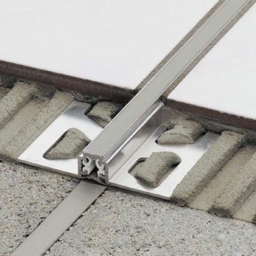 Blanke Réz dilatációs profil szürke fugával - 10mm