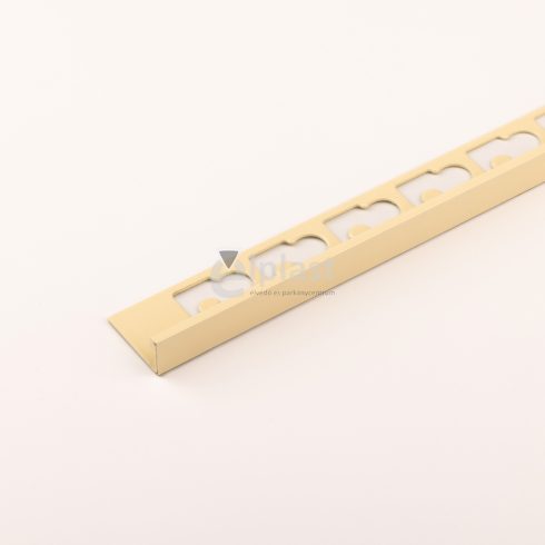Alumínium L élvédő - 2700x10mm csontfehér