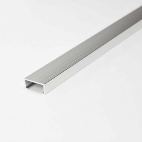 Dekor profil - 2700x10mm szálcsiszolt polírozott króm eloxált alumínium