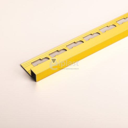 Alumínium Q élvédő - 2700x10mm polírozott arany eloxált