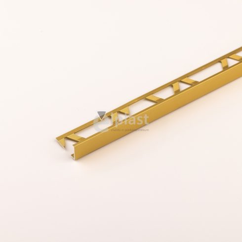 Alumínium L élvédő - 2500x8 mm eloxált arany A50