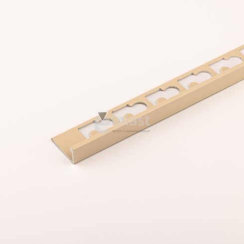 Alumínium L élvédő - 2700x10mm porfestett bahama bézs