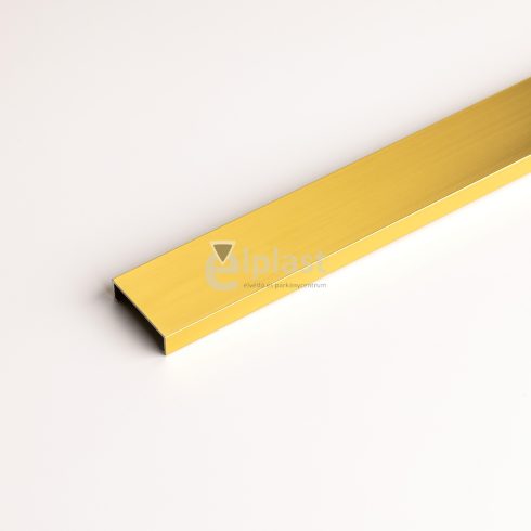 Dekor profil - 2700x25mm polírozott arany eloxált