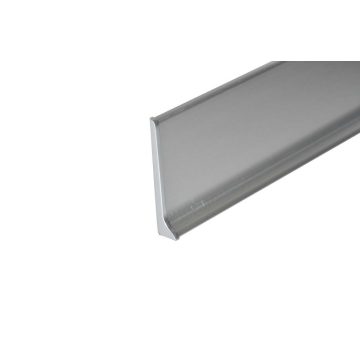   Aspro ALU 70 padlószegélyhez balos végzáróelem alumínium eloxált ezüst