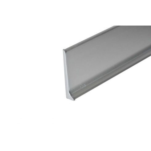 Aspro ALU 70 padlószegélyhez balos végzáróelem alumínium eloxált ezüst