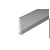 Aspro ALU 70 padlószegélyhez külső sarokelem alumínium eloxált ezüst