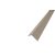 Alumínium kőhatású/struktúrált sarokvédő profil 20x20 mm, hossz 2,60 m, matt cementszürke