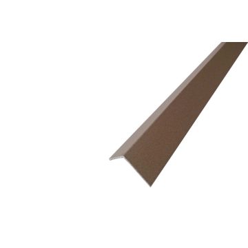   Alumínium kőhatású/struktúrált sarokvédő profil 20x20 mm, hossz 2,60 m, matt oxid vörös