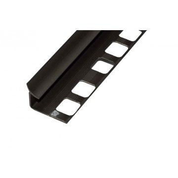   Alumínium negatív profil 9mm/2,5 m eloxált titán/pezsgő színben