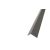 Alumínium kőhatású/struktúrált sarokvédő profil 20x20 mm, hossz 2,60 m, matt antracit