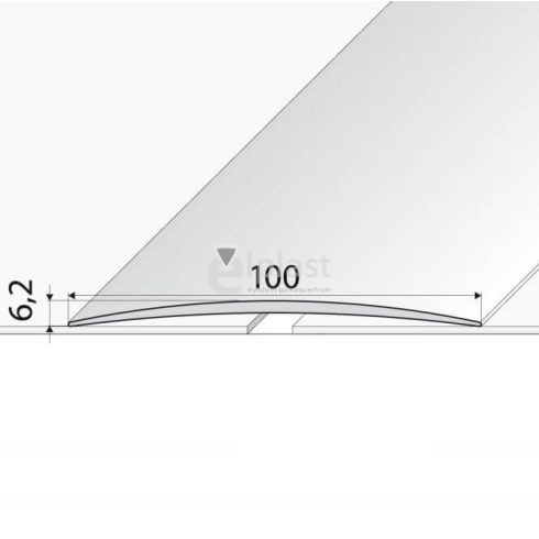 Burkolatváltó profil A72 öntapadós bronz - 3000x100 mm