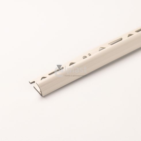 Műanyag csempe élvédő 10 mm - fehér - 278 cm