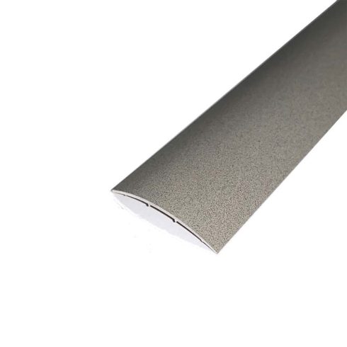Alumínium burkolatváltó profil 30 mm/2,7 m matt kőhatású porszórt cementszürke színben