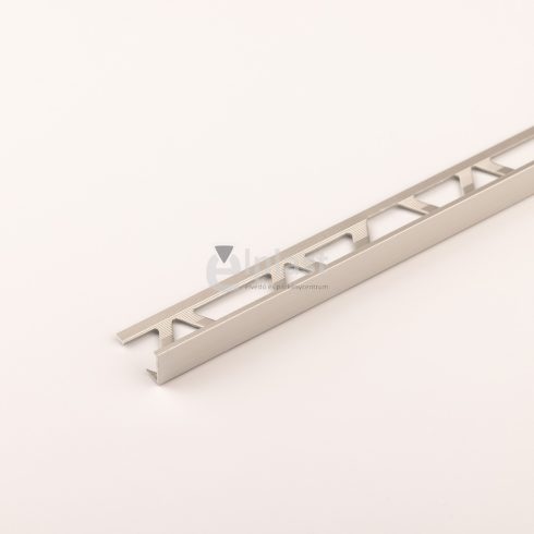 Alumínium L élvédő - 2500x10 mm eloxált ezüst A51