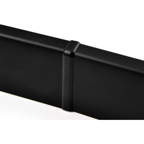 H83 Black Styrodur vizálló padló szegélyhez összekötőelem, fekete színben, 2 db/csomag