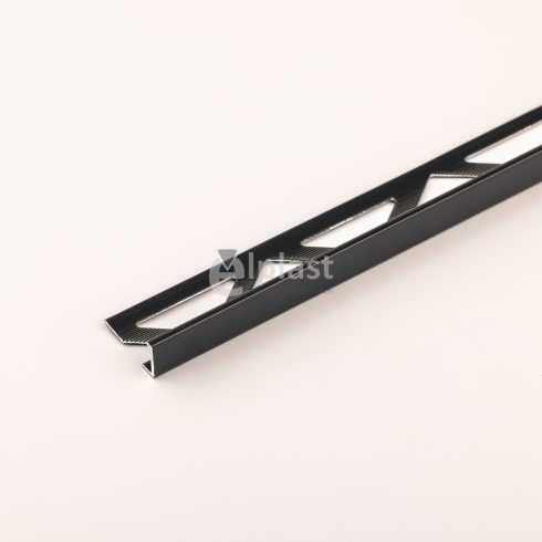 Alumínium L élvédő - 2500x12 mm szinterezett matt antracit PP