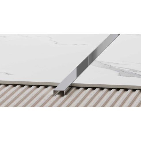 NOX Premium dekorcsík 10mm inox, tükör ezüst