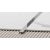 NOX Premium dekorcsík 10mm inox, tükör ezüst