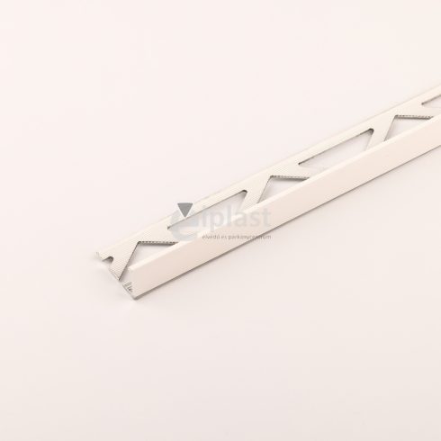 Alumínium L élvédő - 2700x12,5 mm porfestett fehér PP