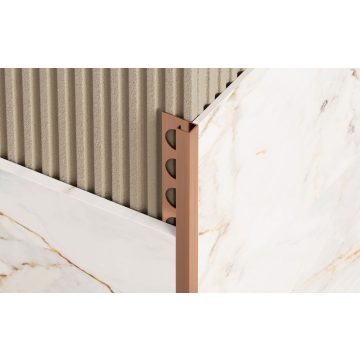 NOX Premium Q profil 10 mm inox, szálcsiszolt rosegold