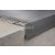 Alumínium teraszprofil - 2700x10 mm antikszürke PP