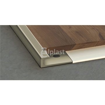 Lezáró profil, alu - 5 mm eloxált matt pezsgő