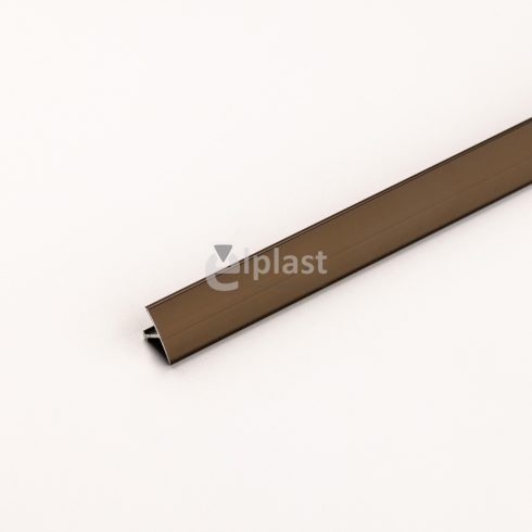 Alumínium T burkolatváltó profil 16 mm/2,70 m bronz eloxált színben